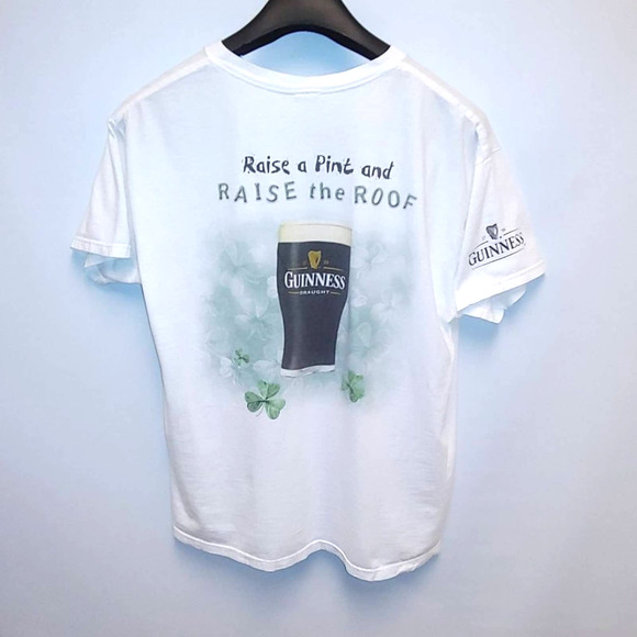 Large Guinness Beer St. Patrick Day 2000 Y2k Promo Graphic tshirt - Picture 6 of 6
